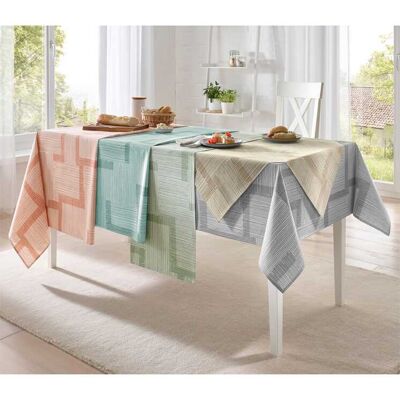 Witt Tischdecke hellgrau-weiß-bedruckt 40x140 cm - Tischläufer unisex Witt Tischdecke hellgrau-weiß-bedruckt 40x140 cm - Tischläufer unisex