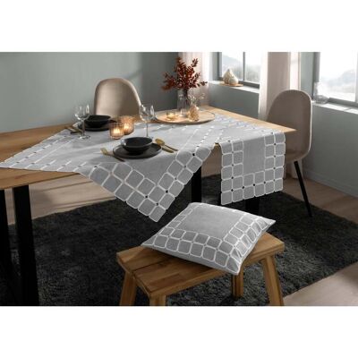 Witt Tischdecke hellgrau 85x85 cm - Mitteldecke unisex Witt Tischdecke hellgrau 85x85 cm - Mitteldecke unisex