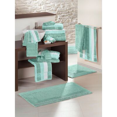 Cawö Winterturquoise 30cm x 30cm Handtuch - Baumwolle, Saugleistung, Elegant Cawö Winterturquoise 30cm x 30cm Handtuch - Baumwolle, Saugleistung, Elegant