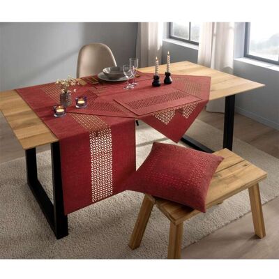 Witt Tischdecke dunkelrot 85x85 cm - Mitteldecke unisex Witt Tischdecke dunkelrot 85x85 cm - Mitteldecke unisex