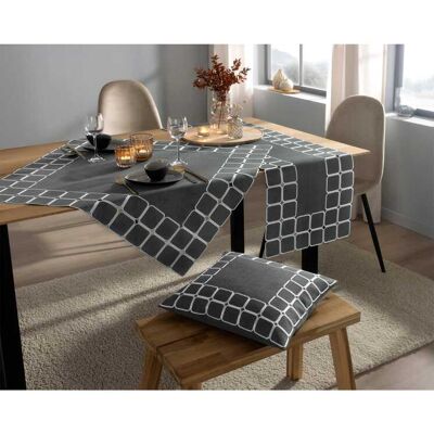 Witt Tischdecke anthrazit 85x85 cm - Mitteldecke unisex Witt Tischdecke anthrazit 85x85 cm - Mitteldecke unisex