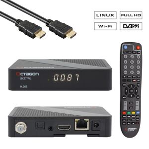 OCTAGON SX87 WL Full HD IP H.265 Linux WiFi LAN HDMI DVB-S2 Sat IP Receiver S...