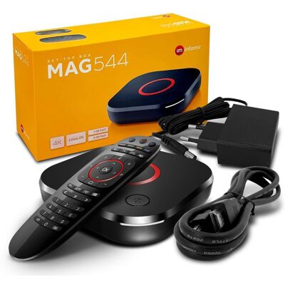 Infomir MAG 544 IPTV Set Top Box mit 4K und HEVC H 265 Unterstützung Linux Infomir MAG 544 IPTV Set Top Box mit 4K und HEVC H 265 Unterstützung Linux