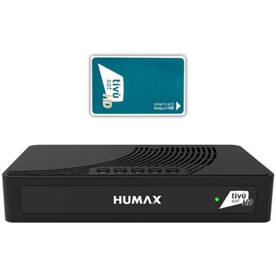 Humax Tivumax LT HD-3801S2 DVB-S2 Full HD Receiver mit Tivusat HD Karte Humax Tivumax LT HD-3801S2 DVB-S2 Full HD Receiver mit Tivusat HD Karte