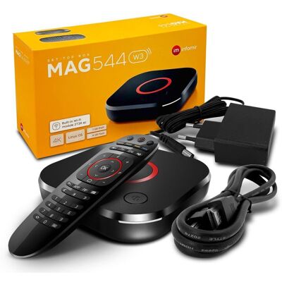 Infomir MAG 544w3 IPTV-Receiver - 4K HDR Linux WiFi Infomir MAG 544w3 IPTV-Receiver - 4K HDR Linux WiFi