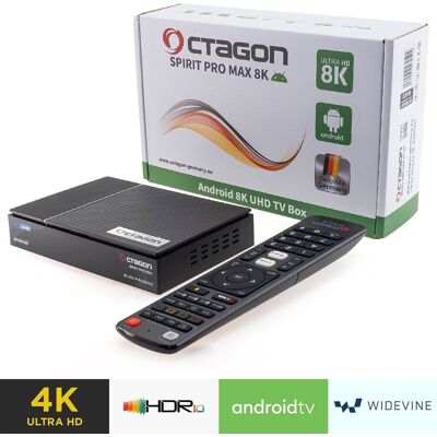OCTAGON SPIRIT PRE MAX - 8K - Android TV 11 - 64GB - Streaming-Box OCTAGON SPIRIT PRE MAX - 8K - Android TV 11 - 64GB - Streaming-Box