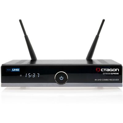 Octagon SF8008 Supreme UHD 4K Combo (DVB-S2X & DVB-C/T2, Linux E2, M.2, Dual-WiFi) - ready ohne SSD Octagon SF8008 Supreme UHD 4K Combo (DVB-S2X & DVB-C/T2, Linux E2, M.2, Dual-WiFi) - ready ohne SSD