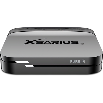 Xsarius PURE 4 4K UHD Android 14 IP-Receiver Schwarz (Dual-WiFi, USB 3.0, LAN, HDMI) Xsarius PURE 4 4K UHD Android 14 IP-Receiver Schwarz (Dual-WiFi, USB 3.0, LAN, HDMI)