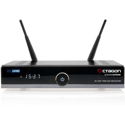 Octagon - SF8008 SUPREME Twin - 2x DVB-S2X Tuner - DVB-Decoder Octagon - SF8008 SUPREME Twin - 2x DVB-S2X Tuner - DVB-Decoder