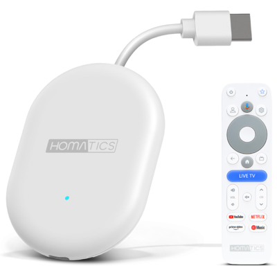 Homatics Dongle Lite 4K V2 Google TV Mediaplayer 4K UHD, WiFi, Bluetooth, Sprachfernbedienung, Dolby Homatics Dongle Lite 4K V2 Google TV Mediaplayer 4K UHD, WiFi, Bluetooth, Sprachfernbedienung, Dolby