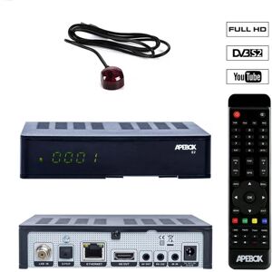 Apebox S2 Full HD 1080p H.265 LAN DVB-S2 Sat Multimedia IP Receiver