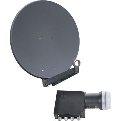 Gibertini OP 85 SE - Alu-Antenne - anthrazit - 4 Teilnehmer Gibertini OP 85 SE - Alu-Antenne - anthrazit - 4 Teilnehmer