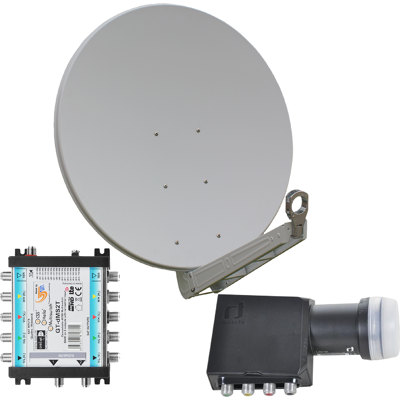 Gibertini OP 85 SE - Alu-Antenne - weiß - 32 Teilnehmer mit Unicable-Multischalter Gibertini OP 85 SE - Alu-Antenne - weiß - 32 Teilnehmer mit Unicable-Multischalter