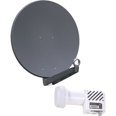 Gibertini OP 75 SE - Alu-Antenne - anthrazit - 32 Teilnehmer mit Unicable-LNB Gibertini OP 75 SE - Alu-Antenne - anthrazit - 32 Teilnehmer mit Unicable-LNB