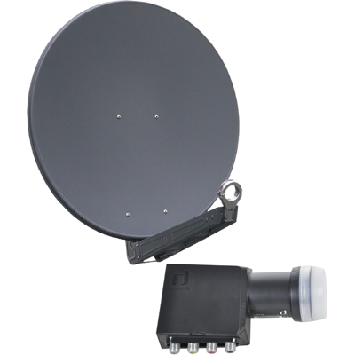 Gibertini OP 75 SE - Alu-Antenne - anthrazit - 4 Teilnehmer Gibertini OP 75 SE - Alu-Antenne - anthrazit - 4 Teilnehmer