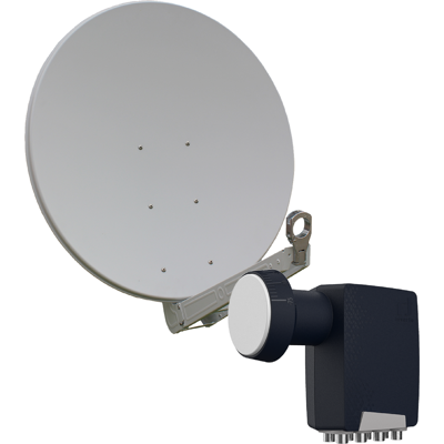 Gibertini OP 85 SE - Alu-Antenne - weiß - 8 Teilnehmer mit Octo-LNB Gibertini OP 85 SE - Alu-Antenne - weiß - 8 Teilnehmer mit Octo-LNB