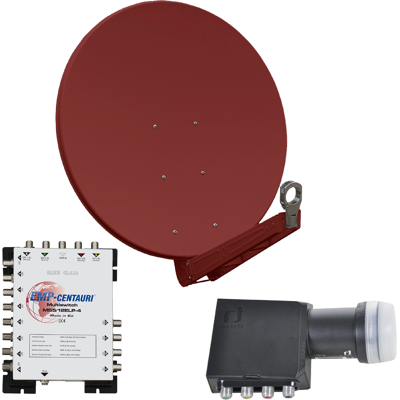 Gibertini OP 85 SE - Alu-Antenne - ziegelrot - 12 Teilnehmer Gibertini OP 85 SE - Alu-Antenne - ziegelrot - 12 Teilnehmer