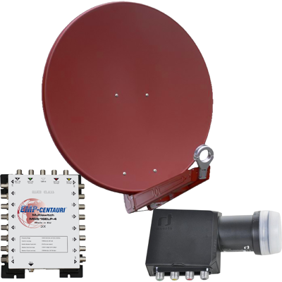 Gibertini OP 85 SE - Alu-Antenne - ziegelrot - 16 Teilnehmer Gibertini OP 85 SE - Alu-Antenne - ziegelrot - 16 Teilnehmer