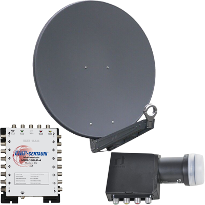 Gibertini OP 75 SE - Alu-Antenne - anthrazit - 16 Teilnehmer Gibertini OP 75 SE - Alu-Antenne - anthrazit - 16 Teilnehmer