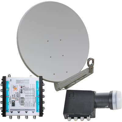 Gibertini OP 85 SE - Alu-Antenne - weiß - 64 Teilnehmer mit Unicable-Multischalter Gibertini OP 85 SE - Alu-Antenne - weiß - 64 Teilnehmer mit Unicable-Multischalter
