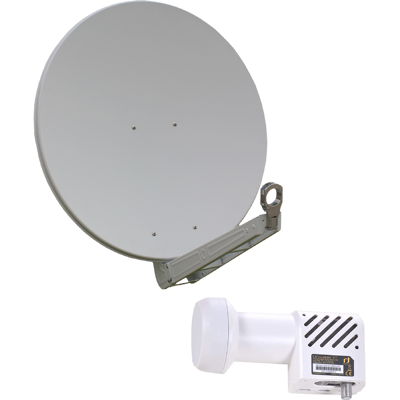 Gibertini OP 75 SE - Alu-Antenne - weiss - 32 Teilnehmer mit Unicable-LNB Gibertini OP 75 SE - Alu-Antenne - weiss - 32 Teilnehmer mit Unicable-LNB