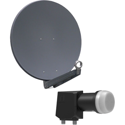Gibertini OP 85 SE - Alu-Antenne - anthrazit - 2 Teilnehmer Gibertini OP 85 SE - Alu-Antenne - anthrazit - 2 Teilnehmer