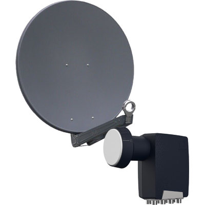 Gibertini OP 85 SE - Alu-Antenne - anthrazit - 8 Teilnehmer mit Octo-LNB Gibertini OP 85 SE - Alu-Antenne - anthrazit - 8 Teilnehmer mit Octo-LNB