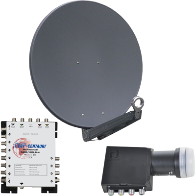 Gibertini OP 85 SE - Alu-Antenne - anthrazit - 12 Teilnehmer Gibertini OP 85 SE - Alu-Antenne - anthrazit - 12 Teilnehmer