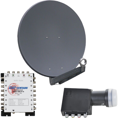 Gibertini OP 85 SE - Alu-Antenne - anthrazit - 16 Teilnehmer Gibertini OP 85 SE - Alu-Antenne - anthrazit - 16 Teilnehmer