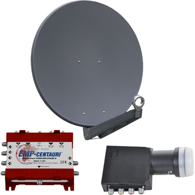 Gibertini OP 85 SE - Alu-Antenne - anthrazit - 6 Teilnehmer Gibertini OP 85 SE - Alu-Antenne - anthrazit - 6 Teilnehmer