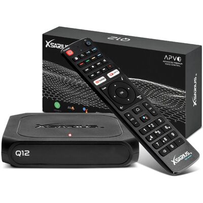 Xsarius Q12 Android 12 4K UHD IP-Receiver Dual-WiFi, HDMI, BT, USB 3.0 Xsarius Q12 Android 12 4K UHD IP-Receiver Dual-WiFi, HDMI, BT, USB 3.0