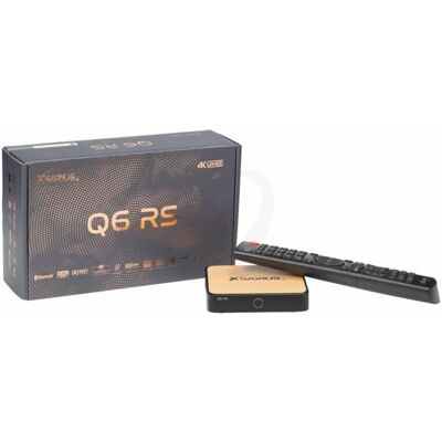 Xsarius Q6 8K UHD Android 9.0 IP-Receiver H.265, 2.4/5GHz WiFi, LAN, MicroSD, HDMI, USB 3.0 Xsarius Q6 8K UHD Android 9.0 IP-Receiver H.265, 2.4/5GHz WiFi, LAN, MicroSD, HDMI, USB 3.0