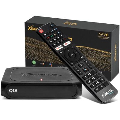 Xsarius Q12 plus Android 12 4K UHD IP-Receiver Dual-WiFi, HDMI, BT, USB 3.0 Xsarius Q12 plus Android 12 4K UHD IP-Receiver Dual-WiFi, HDMI, BT, USB 3.0
