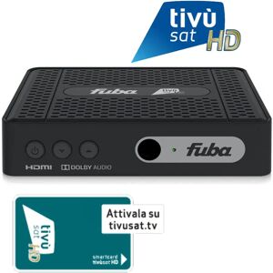 FUBA ODE718 Full HD HEVC H.265 Smartcard HDMI DVB-S2 Sat Receiver mit aktivierter Tivusat HD Karte