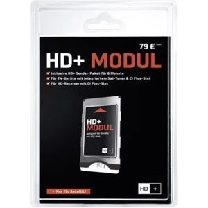 HD PLUS GmbH HD PLUS CI+ Modul für 6 Monate (inkl. HD+ Karte, geeignet für HD und UHD, nur für Satellitenempfang)