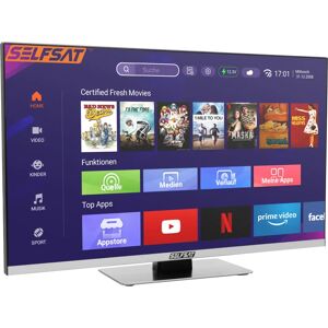 SELFSAT SMART LED TV 1260 (60cm/24") rahmenloser TV inkl. DVB-S2/C/T2 HD Tuner mit WLAN u. Bluetooth