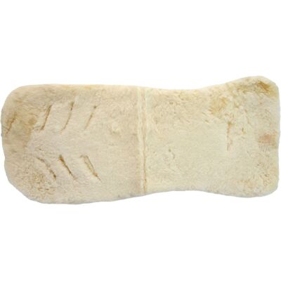 Heitmann Felle Lammfell-Auflage goldbeige Maße ca. 77 x 35 cm Heitmann Felle Lammfell-Auflage goldbeige Maße ca. 77 x 35 cm