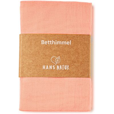 HANS NATUR Betthimmel Baldachin Bio-Baumwolle rosa 115 x 300 cm HANS NATUR Betthimmel Baldachin Bio-Baumwolle rosa 115 x 300 cm