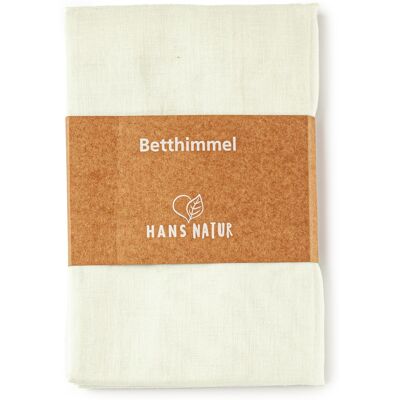HANS NATUR Betthimmel Baldachin Bio-Baumwolle Morgennebel 115 x 300 cm HANS NATUR Betthimmel Baldachin Bio-Baumwolle Morgennebel 115 x 300 cm