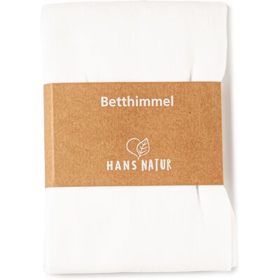 HANS NATUR Betthimmel Baldachin Bio-Baumwolle weiß 115 x 300 cm HANS NATUR Betthimmel Baldachin Bio-Baumwolle weiß 115 x 300 cm