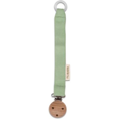 Filibabba Tender Green Bio-Baumwolle Schnullerkette - Baby Zubehör Filibabba Tender Green Bio-Baumwolle Schnullerkette - Baby Zubehör