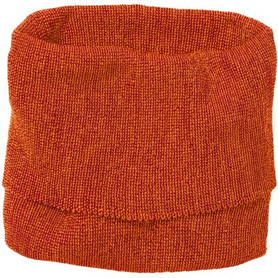 Disana Kinder Schlauchschal Bio-Merinowolle melange-orange-bordeaux Gr. 1 Disana Kinder Schlauchschal Bio-Merinowolle melange-orange-bordeaux Gr. 1