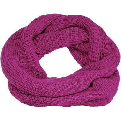 PICKAPOOH - HANSEN - dahlia - One Size - Knit tube scarf PICKAPOOH - HANSEN - dahlia - One Size - Knit tube scarf