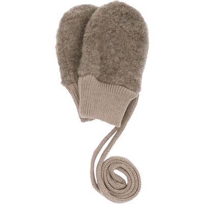 Maximo Baby Handschuhe Bio-Schurwolle Fleece braun-meliert Gr. 1 (1 Mon.) Maximo Baby Handschuhe Bio-Schurwolle Fleece braun-meliert Gr. 1 (1 Mon.)