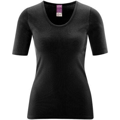 Living Crafts Kurzarm-Shirt "Juliane", black Gr. 36/38 Living Crafts Kurzarm-Shirt "Juliane", black Gr. 36/38