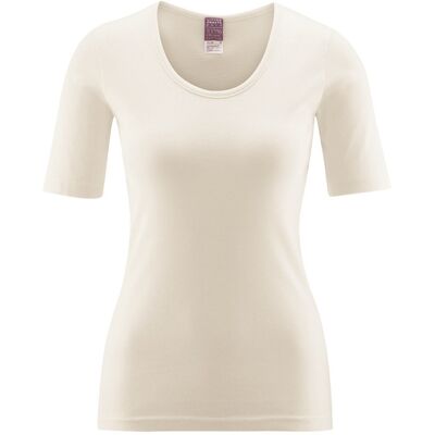 Living Crafts Kurzarm-Shirt "Juliane", natural Gr. 36/38 Living Crafts Kurzarm-Shirt "Juliane", natural Gr. 36/38