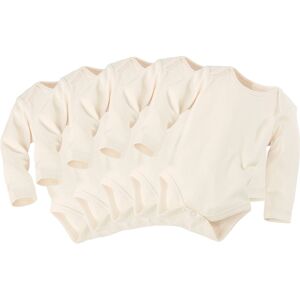 HANS NATUR Baby Langarmbody Bio-Baumwolle 5er Set "pure basic" Gr. 62/68 HANS NATUR Baby Langarmbody Bio-Baumwolle 5er Set "pure basic" Gr. 62/68