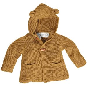 HANS NATUR Baby und Kinder Strickjacke mit Kapuze Bio-Baumwolle curry Gr.86/92 HANS NATUR Baby und Kinder Strickjacke mit Kapuze Bio-Baumwolle curry Gr.86/92