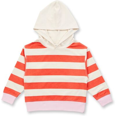 Sense Organics Kinder Pullover mit Kapuze coral stripes Gr.92 (18-24 Monate) Sense Organics Kinder Pullover mit Kapuze coral stripes Gr.92 (18-24 Monate)