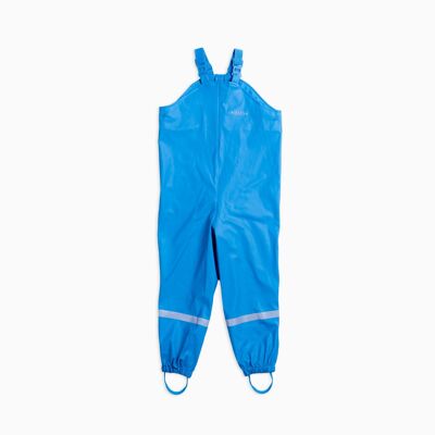 BMS Kinder Buddelhose Regenhose mit Latz Räuberwald SoftSkin hellblau Gr.98 BMS Kinder Buddelhose Regenhose mit Latz Räuberwald SoftSkin hellblau Gr.98